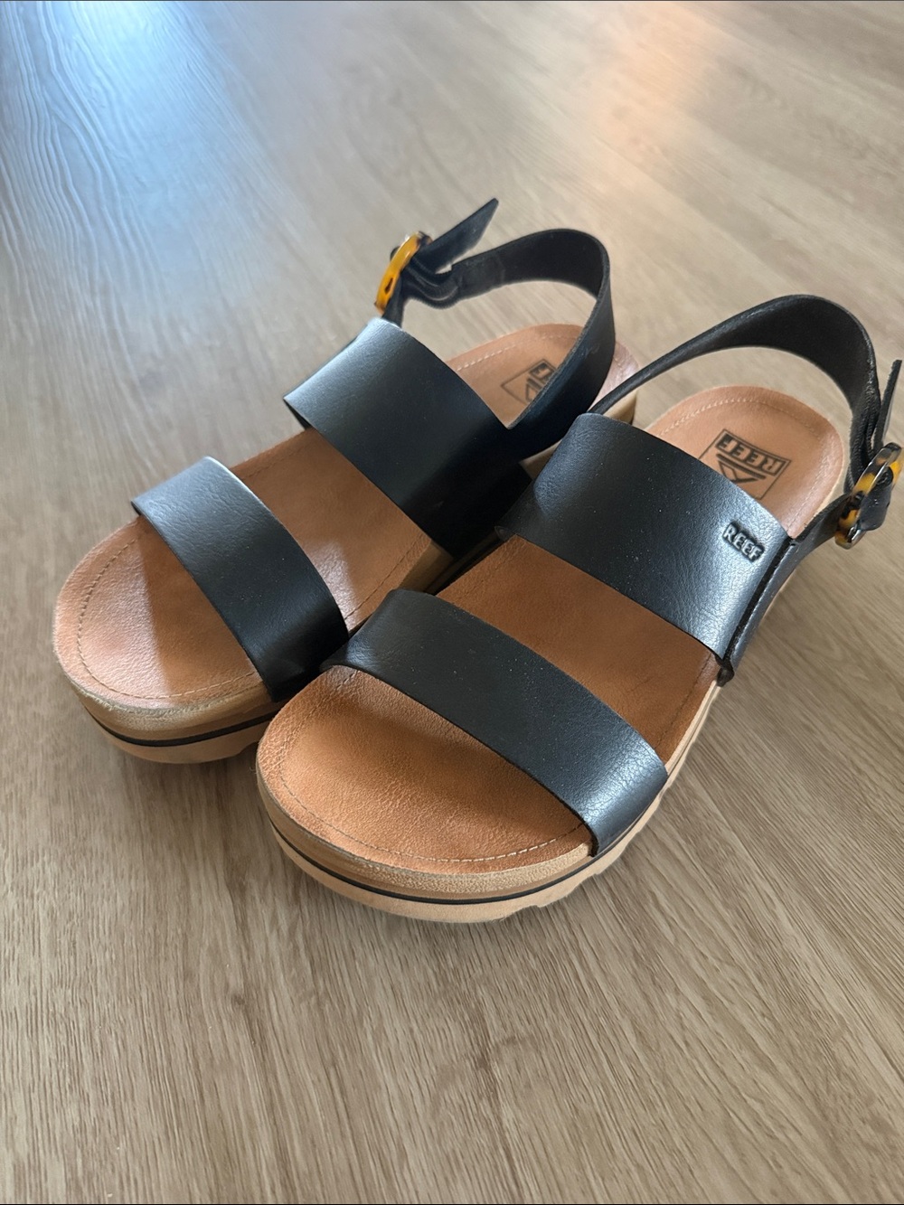 Reef Black Vista Hi Buckle